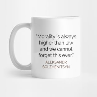 Morality and Law Solzhenitsyn Mug